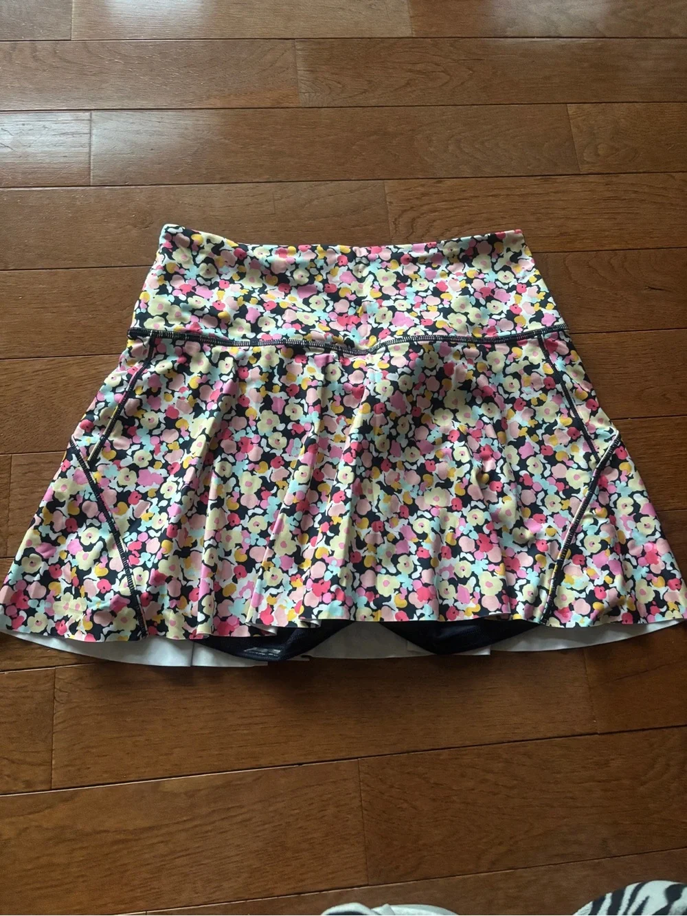Athleta Pink Multi Floral Ace Skort